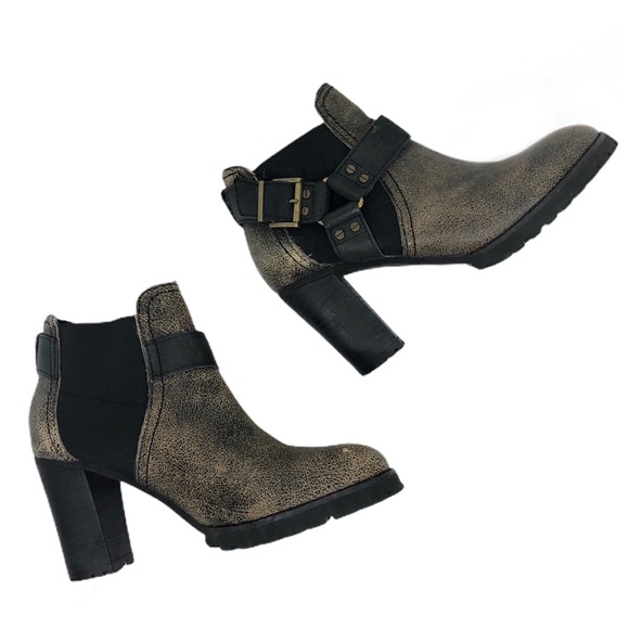Von Dutch Shoes - Von Dutch Distressed Harness Freerider Booties